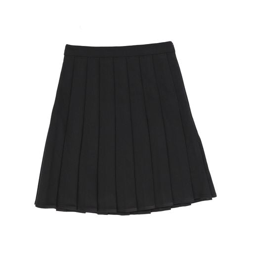LILOU BLACK PLEATED SKIRT
