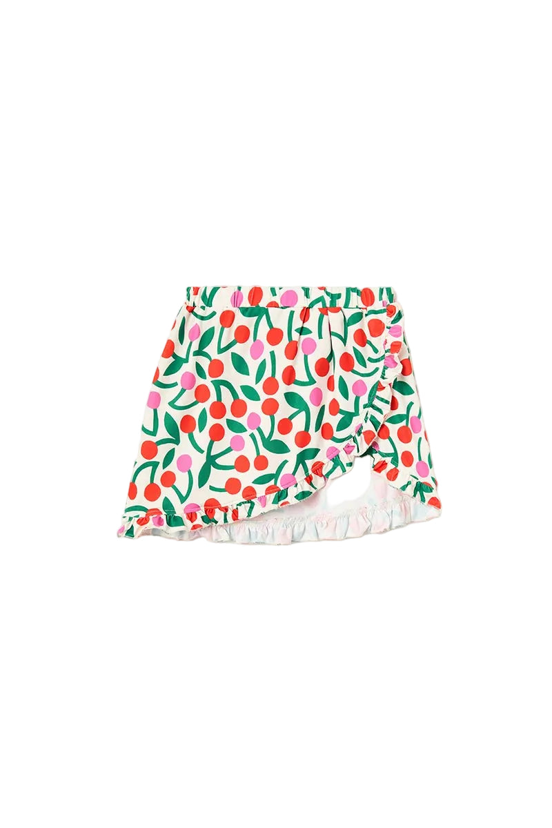 COMPANIA FANTASTI MULTI COLORED CHERRY SKIRT