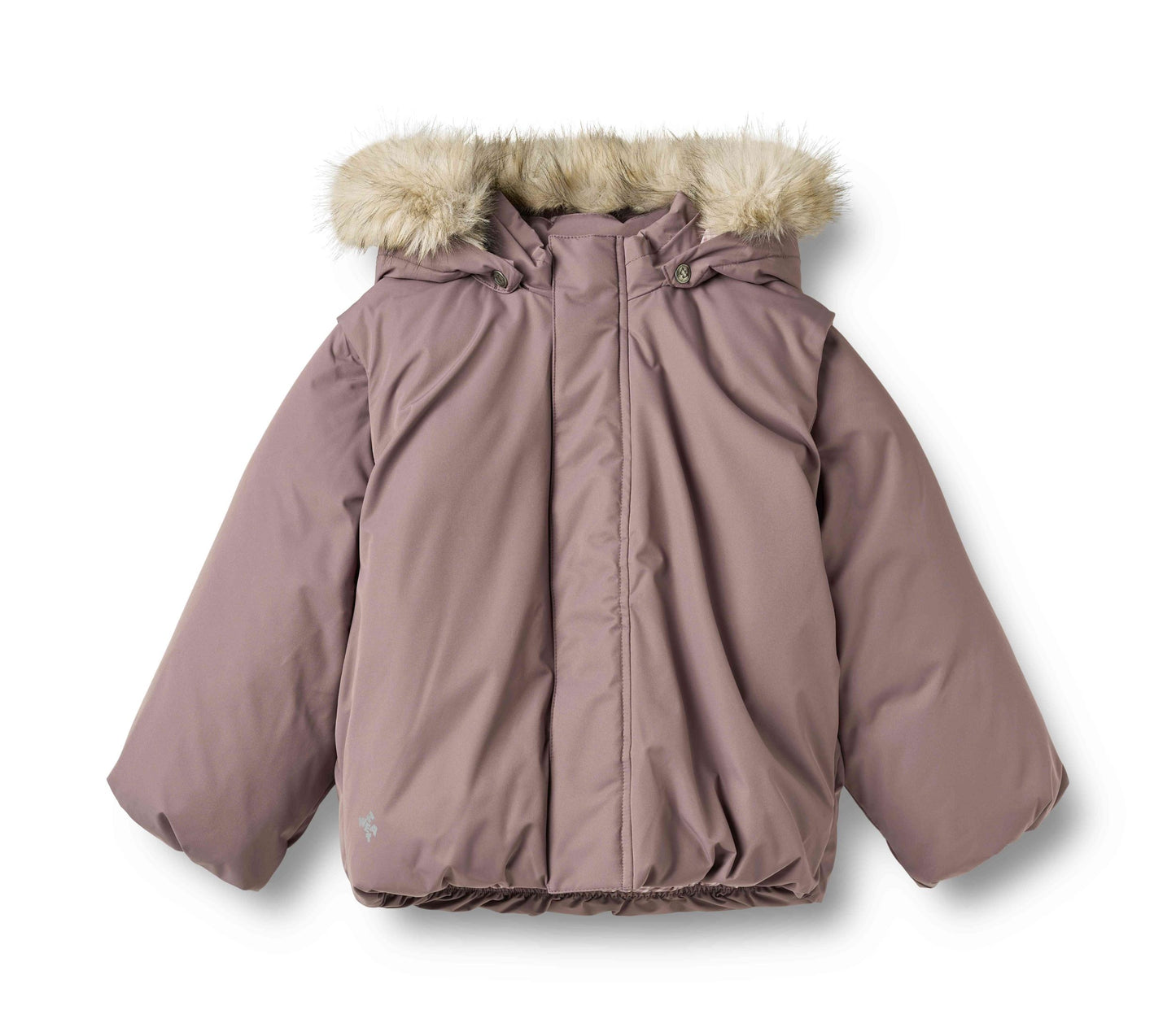 WHEAT PLUM PUFFER COAT