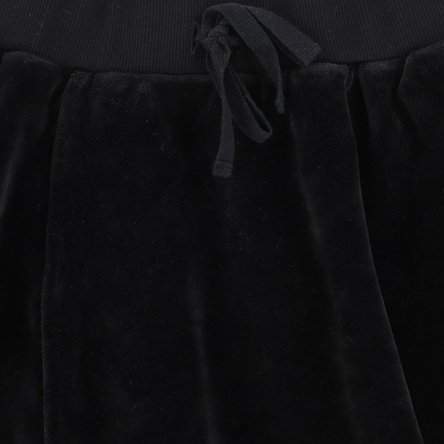KIN AND KIN BLACK VELOUR LAYERED SKIRT