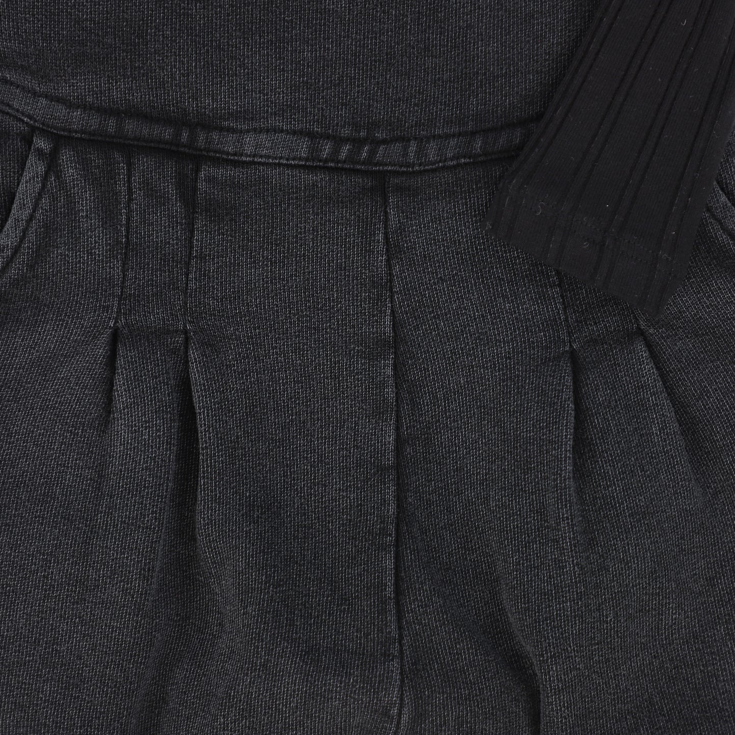 KIN AND KIN BLACK DENIM WASH OVERALL SET