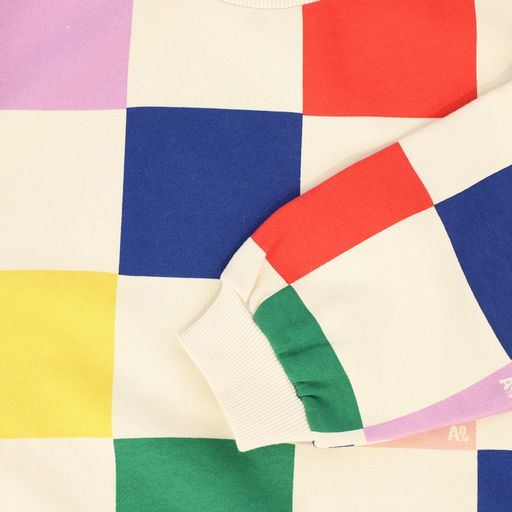 AO76 MULTI COLOR CHECK SWEATER
