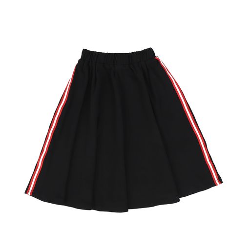 VIBE BLACK DOUBLE STRIPE SKIRT