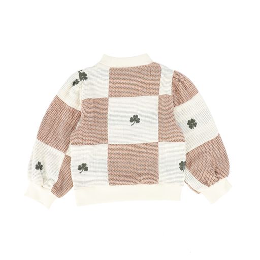 BELLE CHIARA PATCHWORK CLOVER SWEATSHIRT