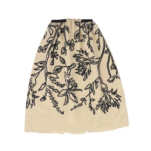VENERA ARAPU BIEGE BLACK FLORAL SKIRT