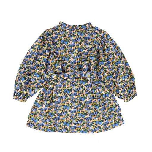 GINGERSNAPS MULTI COLOR PRINT SMOCK DRESS