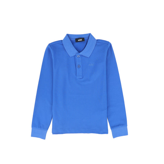 ADD ROYAL BLUE LONG SLEEVE POLO