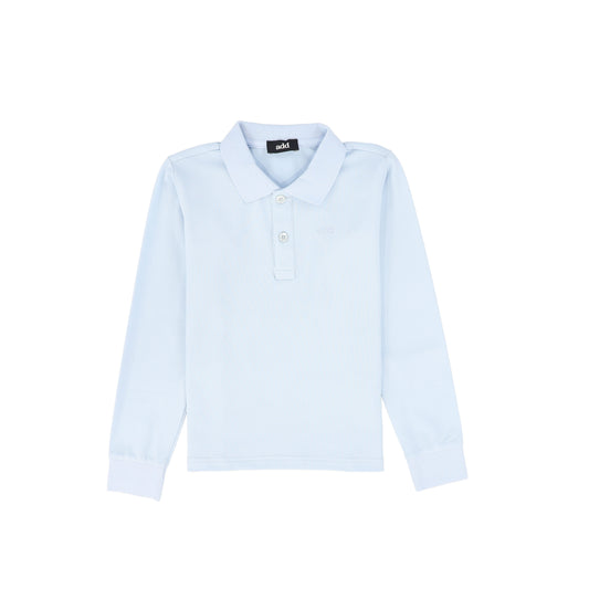 ADD LIGHT BLUE LONG SLEEVE POLO