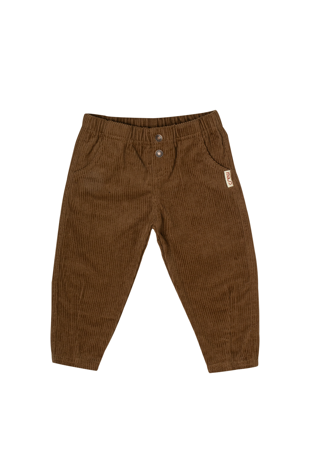 CREW KIDS CAMEL CORDUROY BARREL PANTS