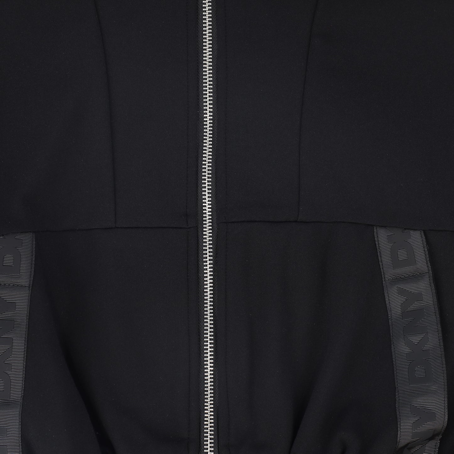 DKNY BLACK LOGO TRIM SWEATSHIRT