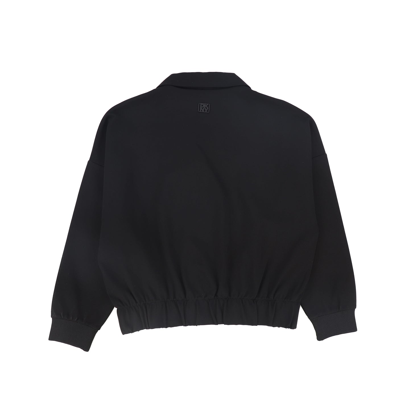 DKNY BLACK SIDE ZIPPER JACKET