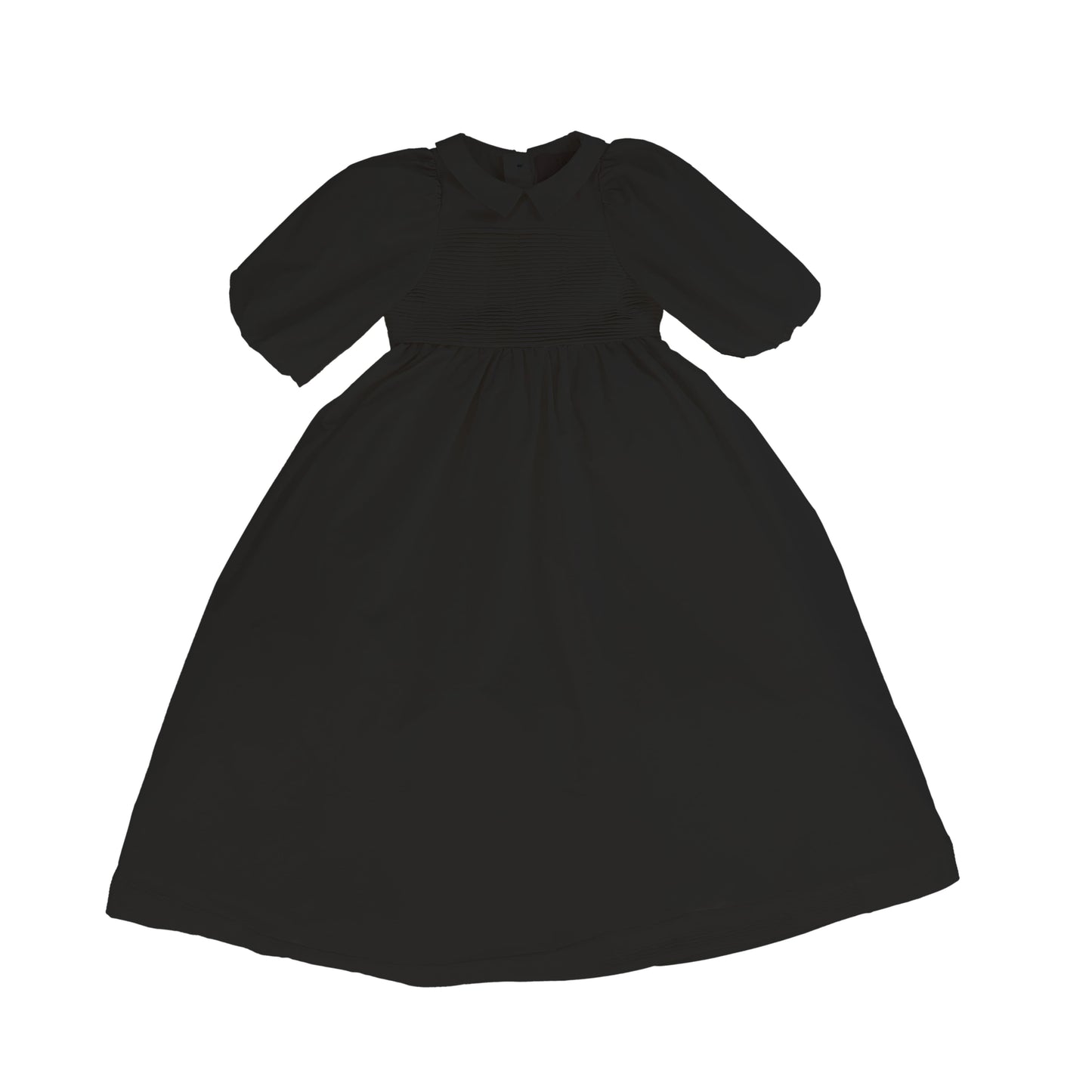 LITTLE TEMPEST BLACK TAFFETA GOWN