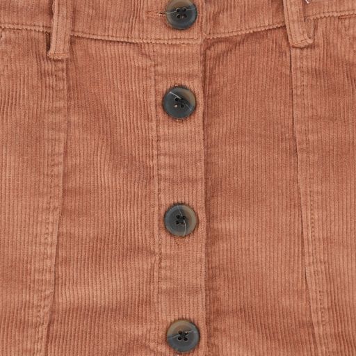 GINGERSNAPS BROWN CORDUROY BUTTON SKIRT
