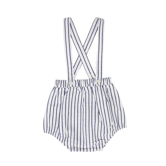 BACE COLLECTION NAVY/WHITE THICK STRIPED BLOOMER [FINAL SALE]