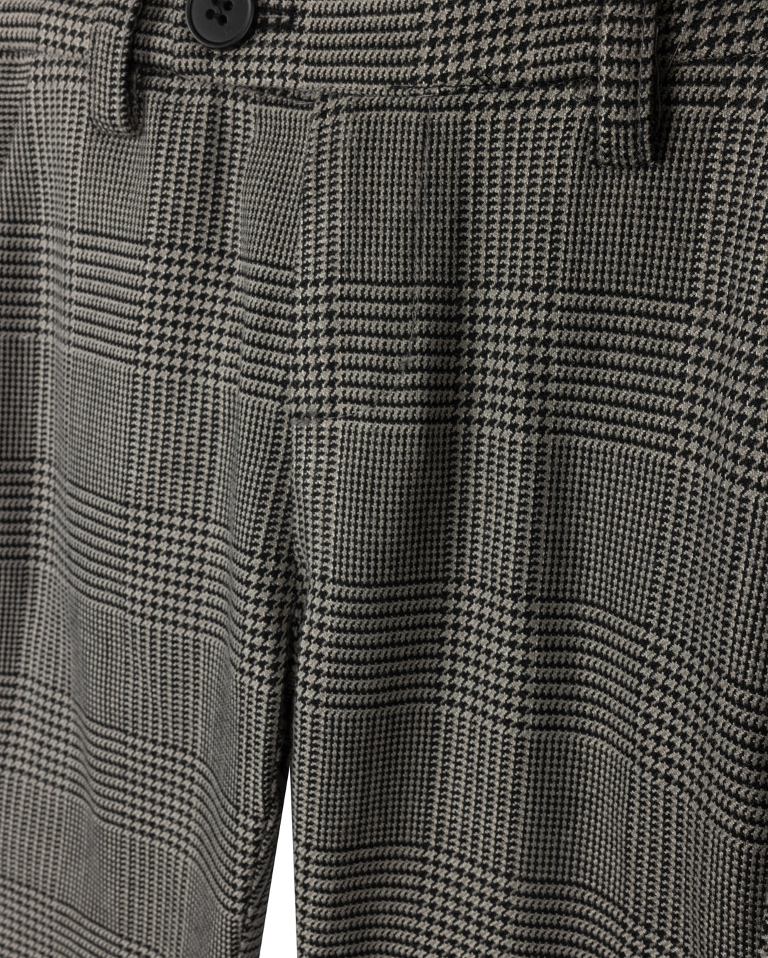 ONE CHILD GREY PLAID SLIM PANTS