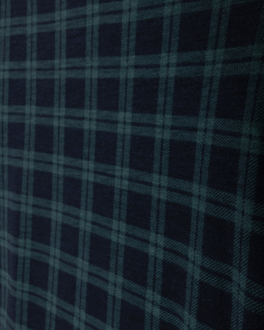 HELLO YELLOW HUNTER GREEN PLAID PRINT TURTLENECK