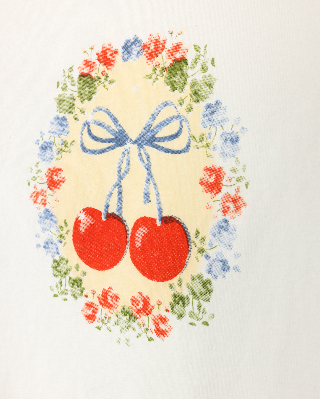 CABANA WHITE PRINTED FLORAL ARRANGEMENT T-SHIRT