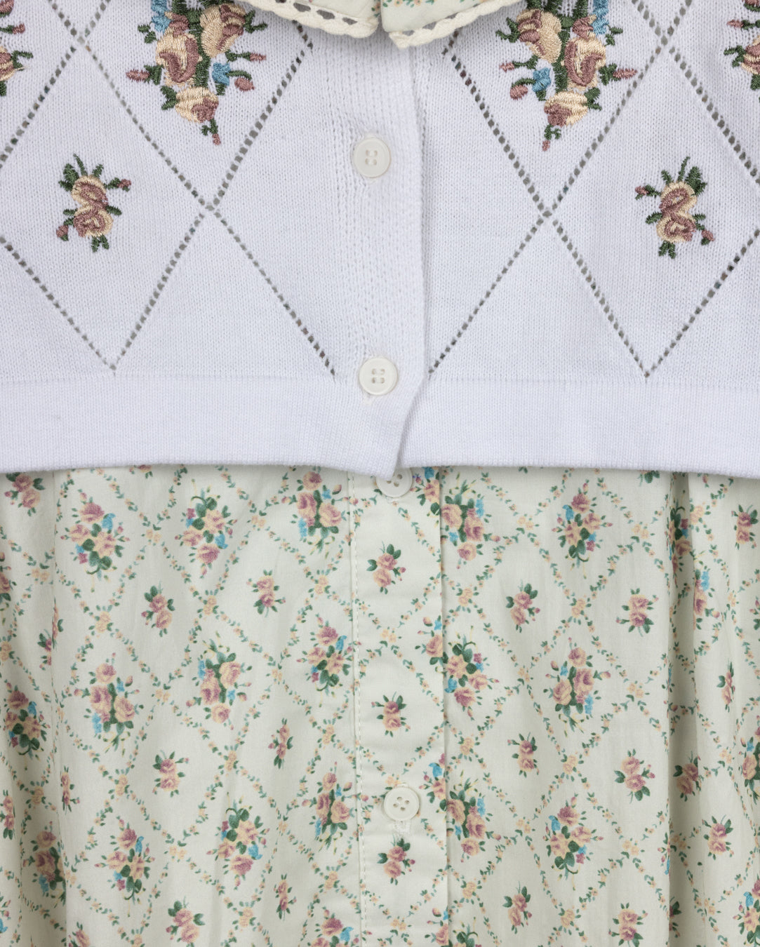 PAPILLON FLORAL CARDIGAN/MAXI DRESS SET