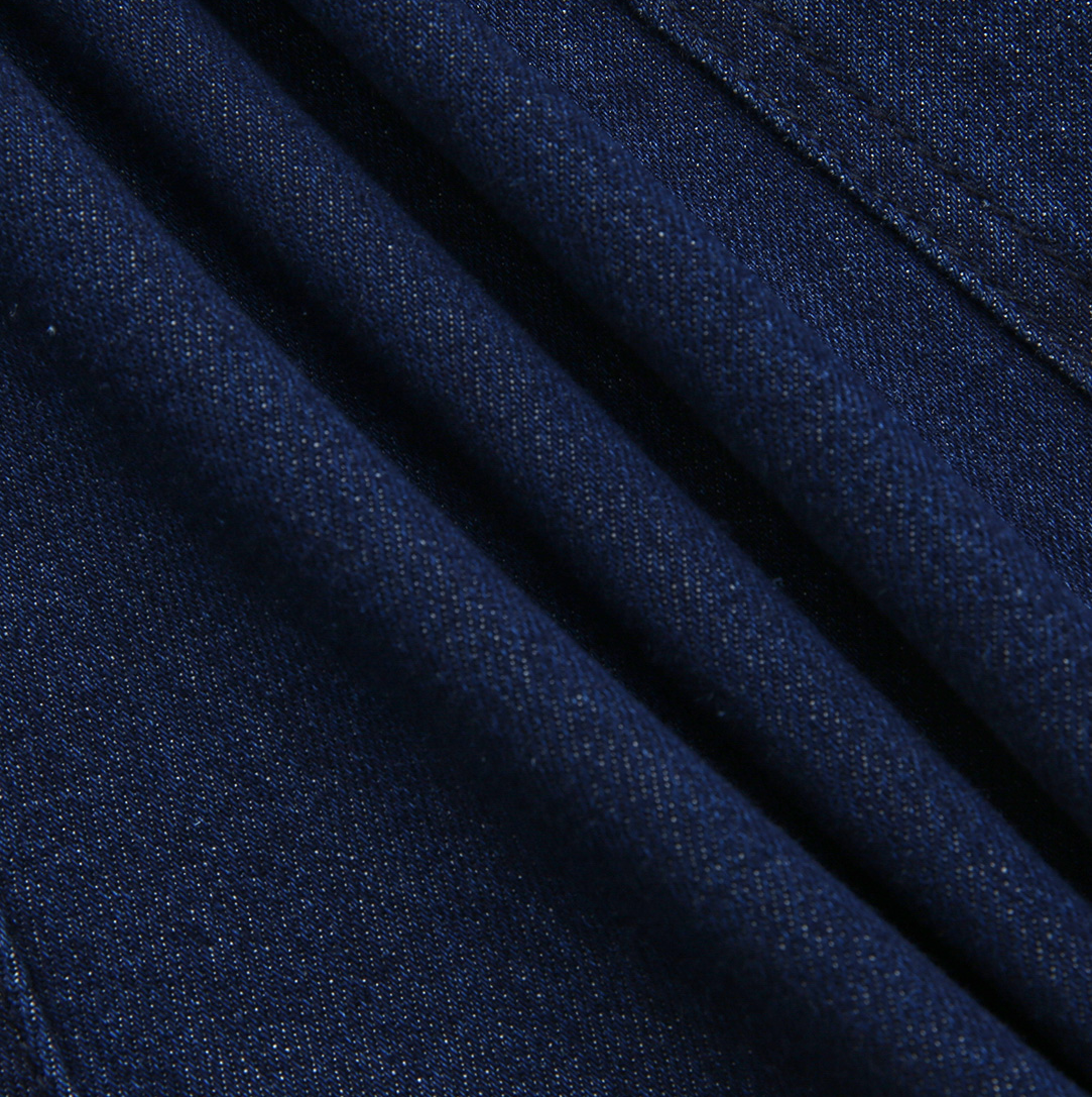 VIBE BLUE DENIM SEAM FLYFRONT SKIRT