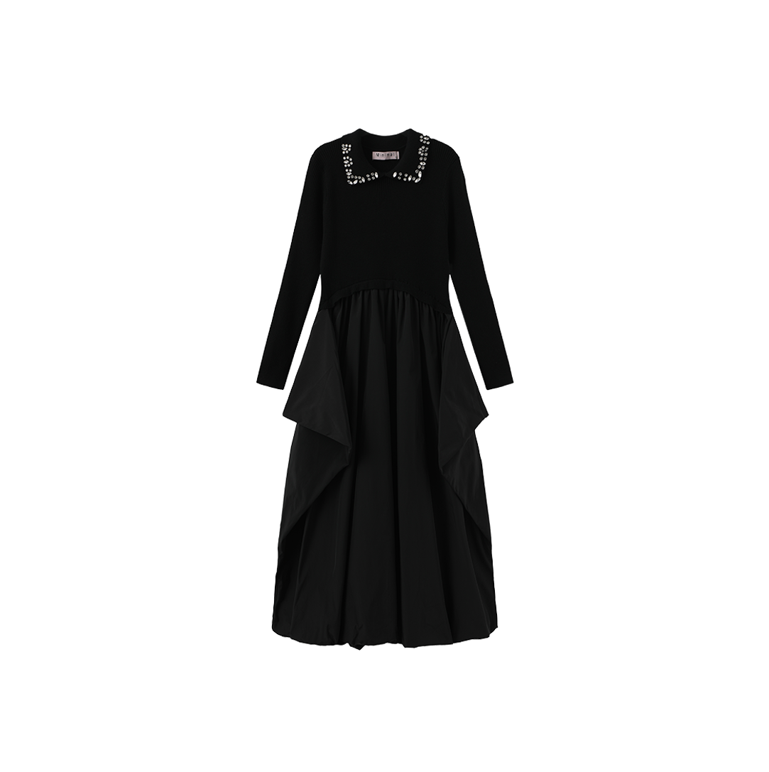 black long sleeve bubble dress Knit Collared / 10 Size:1 (10 AU) Available in Store: In Stock Skims Soft Lounge Long High neckline