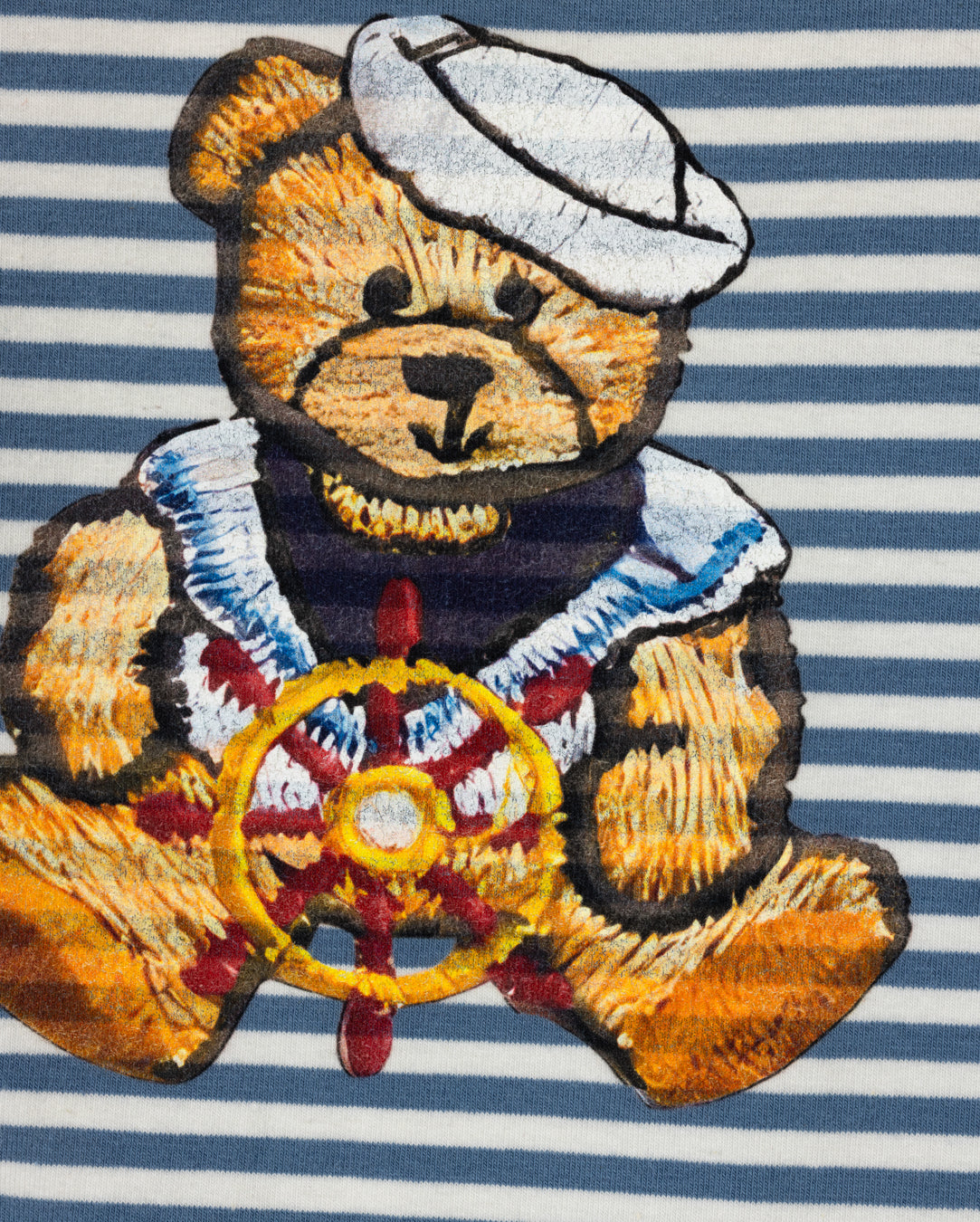 PHIL AND PHOEBE STRIPE TEDDY BEAR T-SHIRT SET