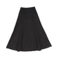 BAMBOO BLACK SUEDE PANELED SKIRT [Final Sale]