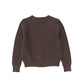 BAMBOO BROWN BRAIDED KNIT SWEATER [Final Sale]