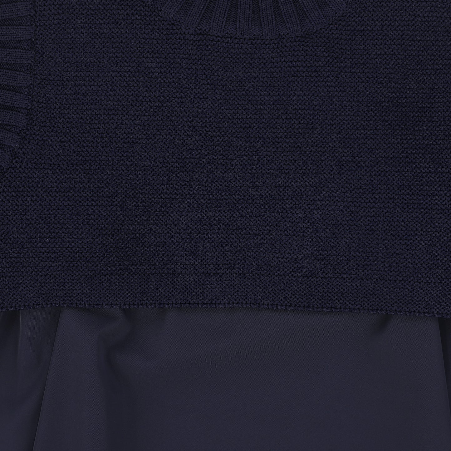 PAPILLON NAVY SWEATER OVERLAY DRESS