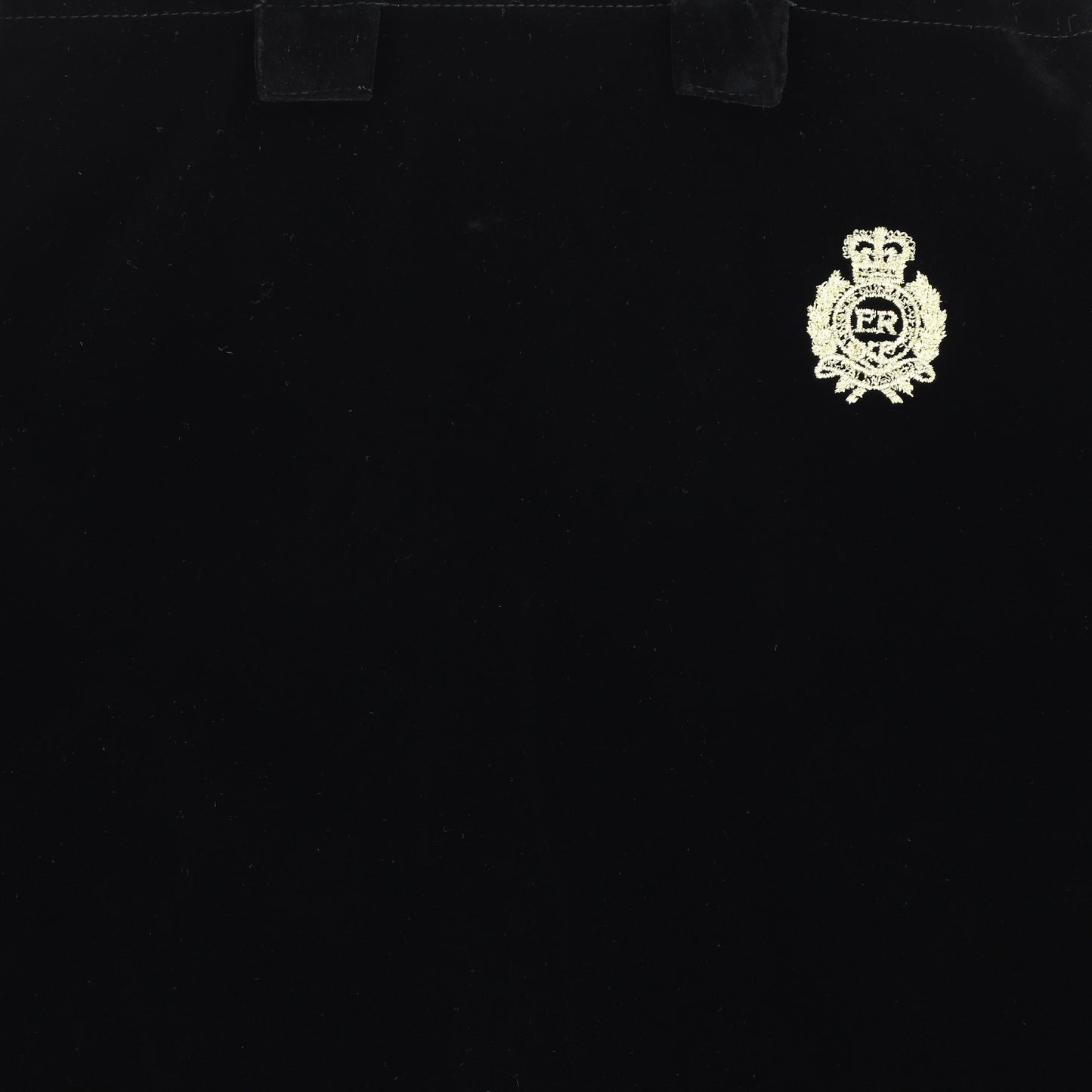 ONE CHILD BLACK VELVET EMBLEM JUMPER