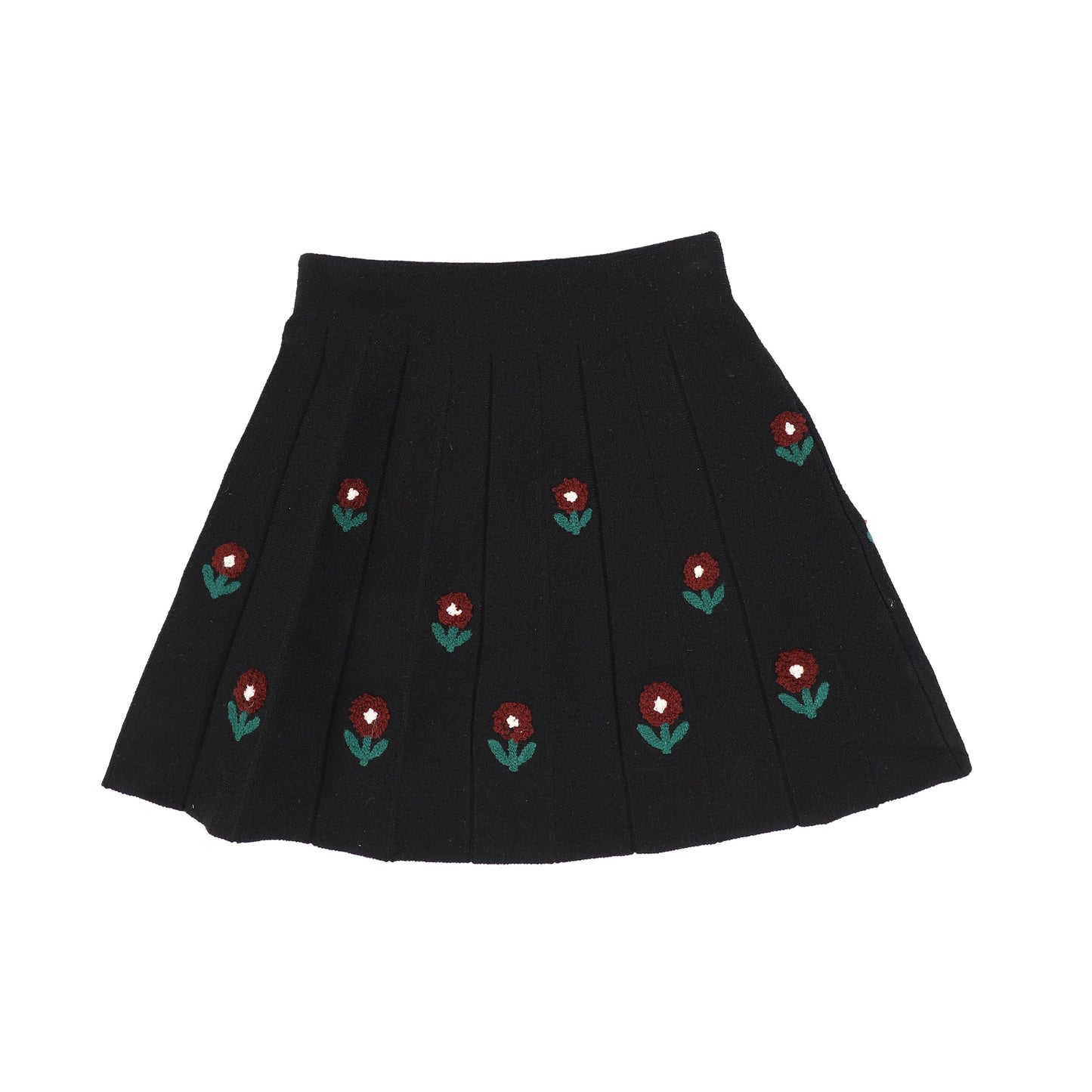 PAPILLON BLACK FLOWER SKIRT