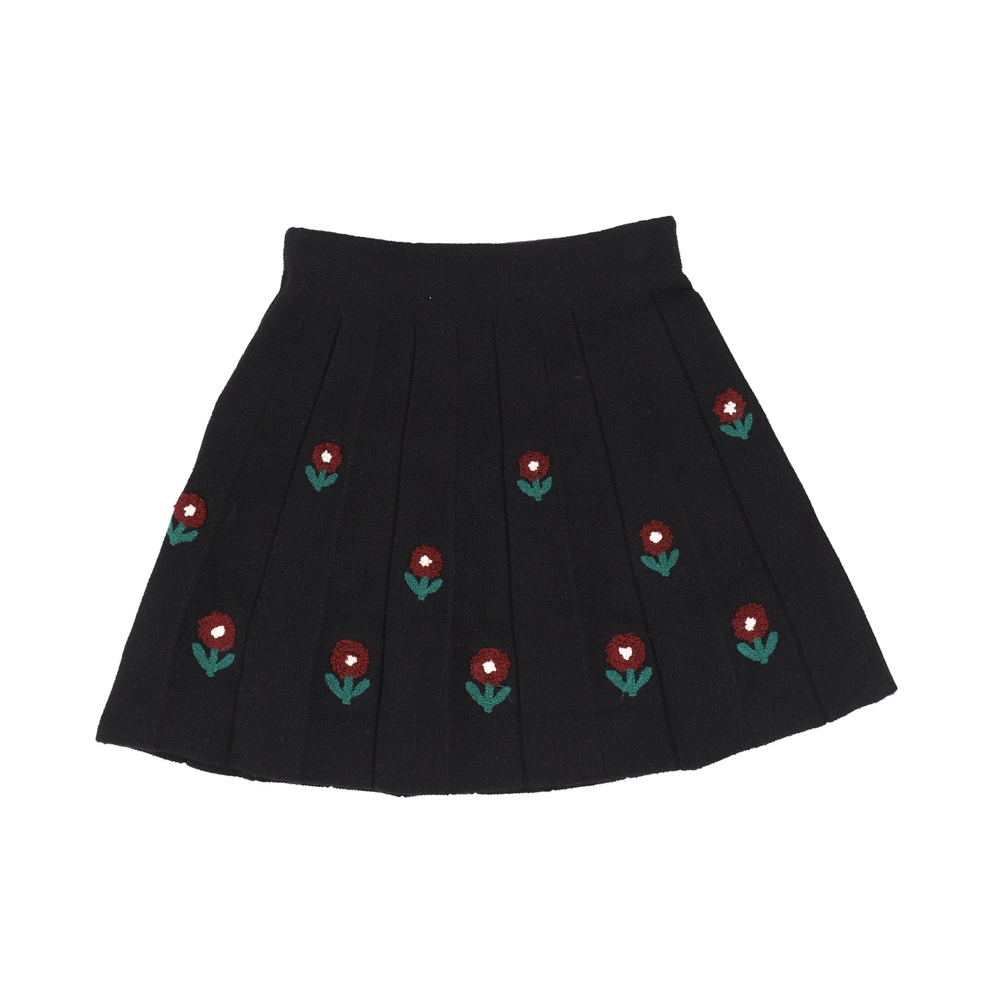 PAPILLON BLACK FLOWER SKIRT