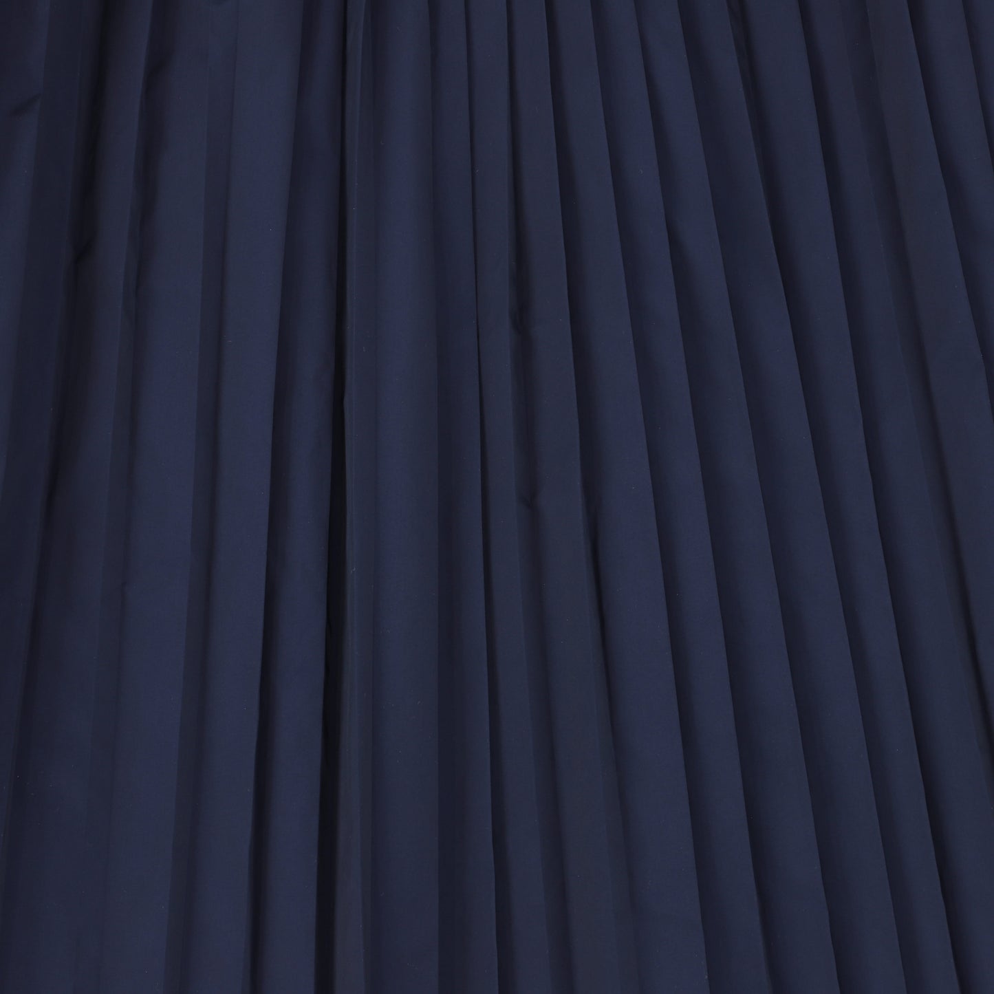 MINIMAL NAVY PLEATED HIGH NECK DRESS