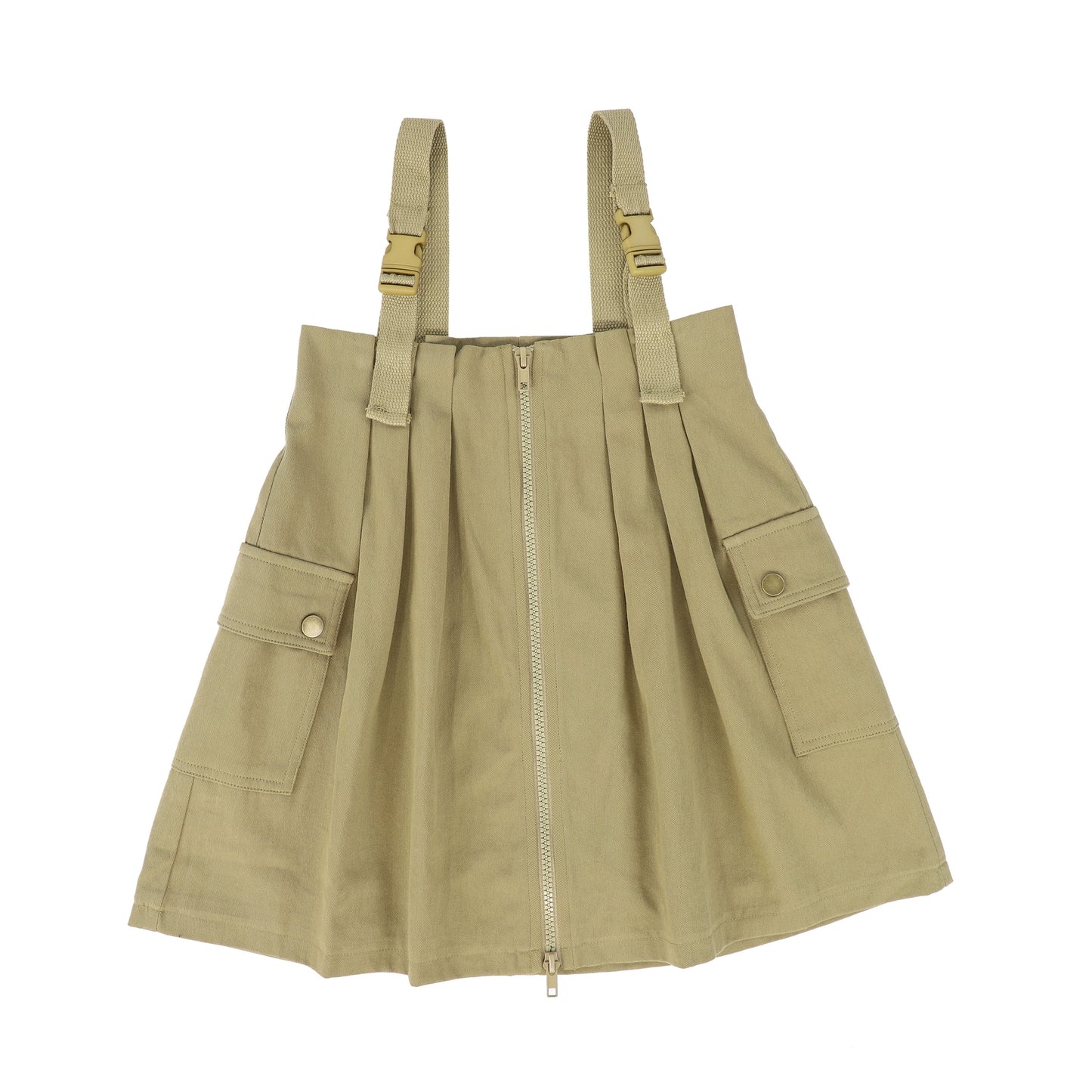 PHIL AND PHOEBE KHAKI SIDE POCKET JUMPER
