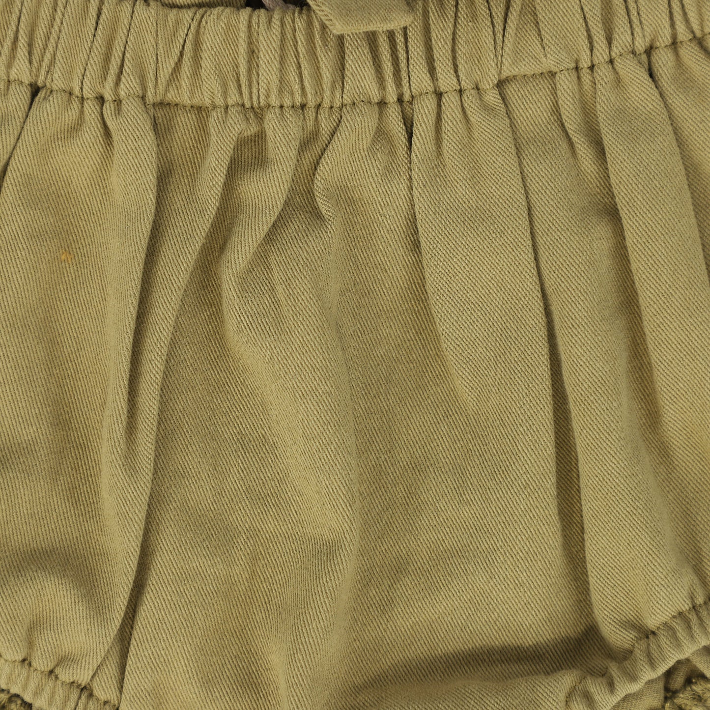 PHIL AND PHOEBE KHAKI SUSPENDER BUBBLE BLOOMER
