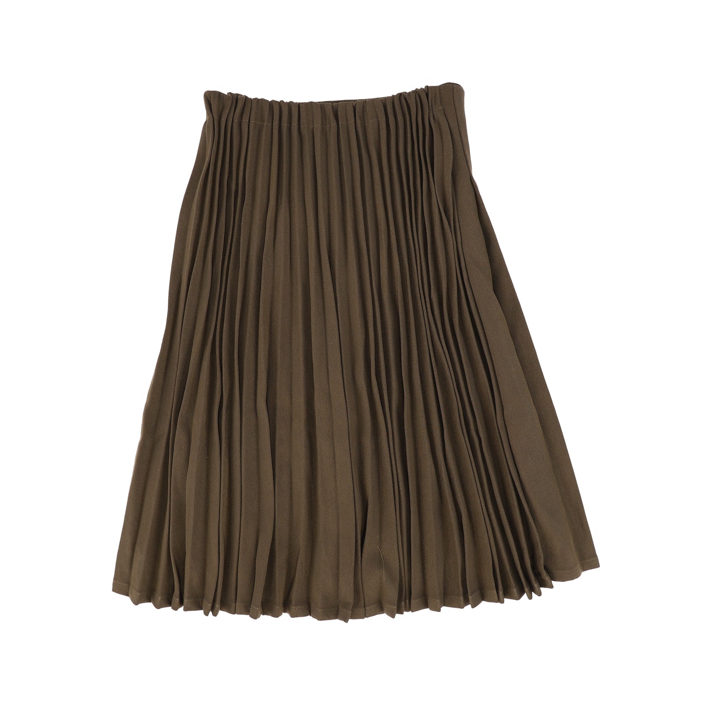 MALLORY AND MERLOT KHAKI PLEATED SKIRT