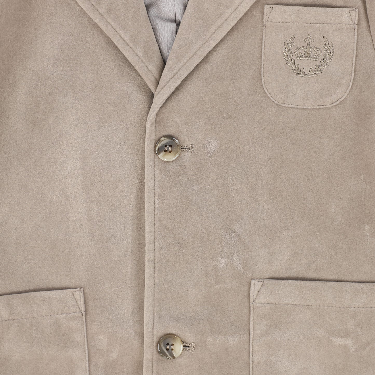 ONE CHILD TAUPE POCKET BLAZER