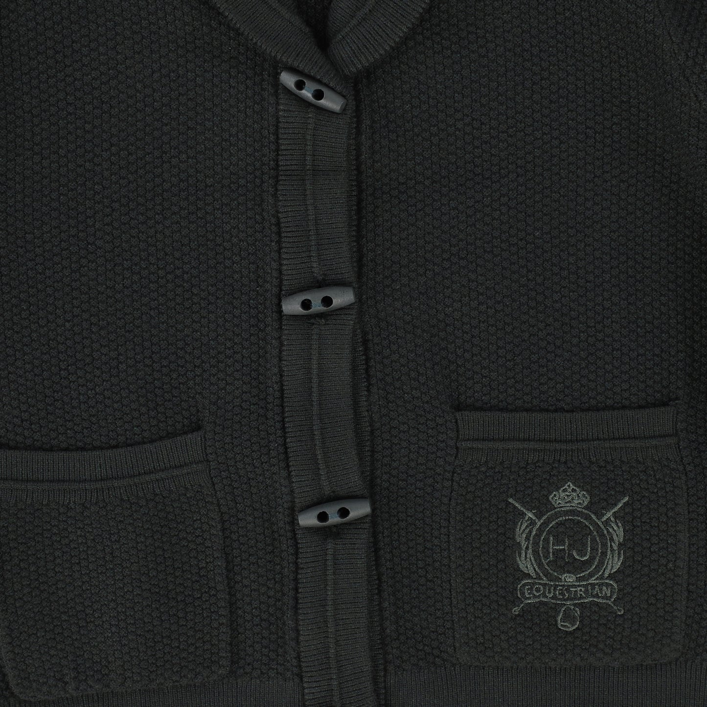 ONE CHILD HUNTER GREEN TEXTURED POCKET CARDIGAN