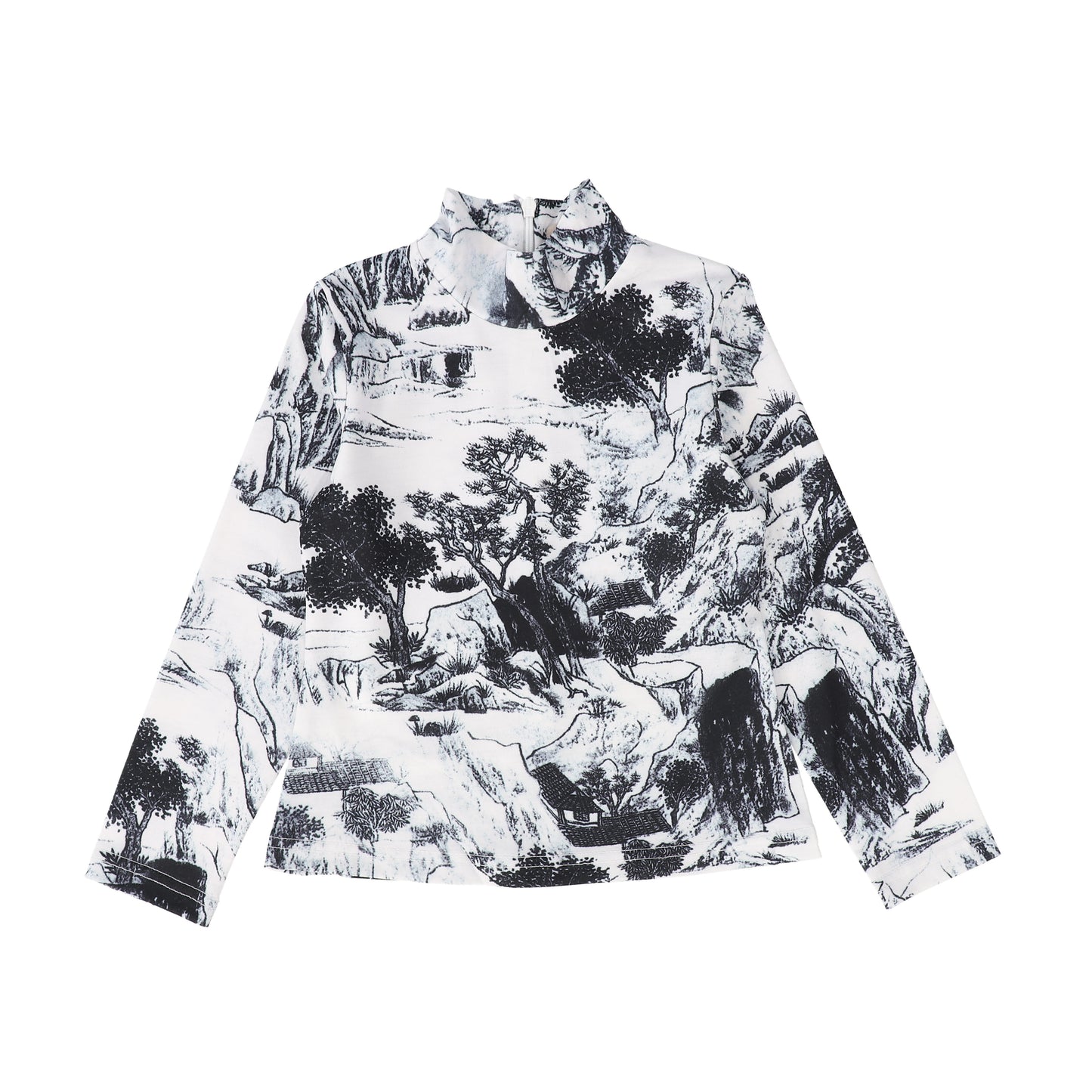 ONE CHILD PRINTED TURTLENECK