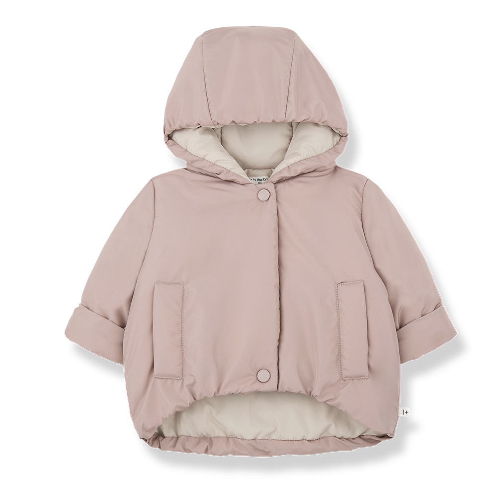 1+ IN THE FAMILY BLUSH PINK PADDED COAT