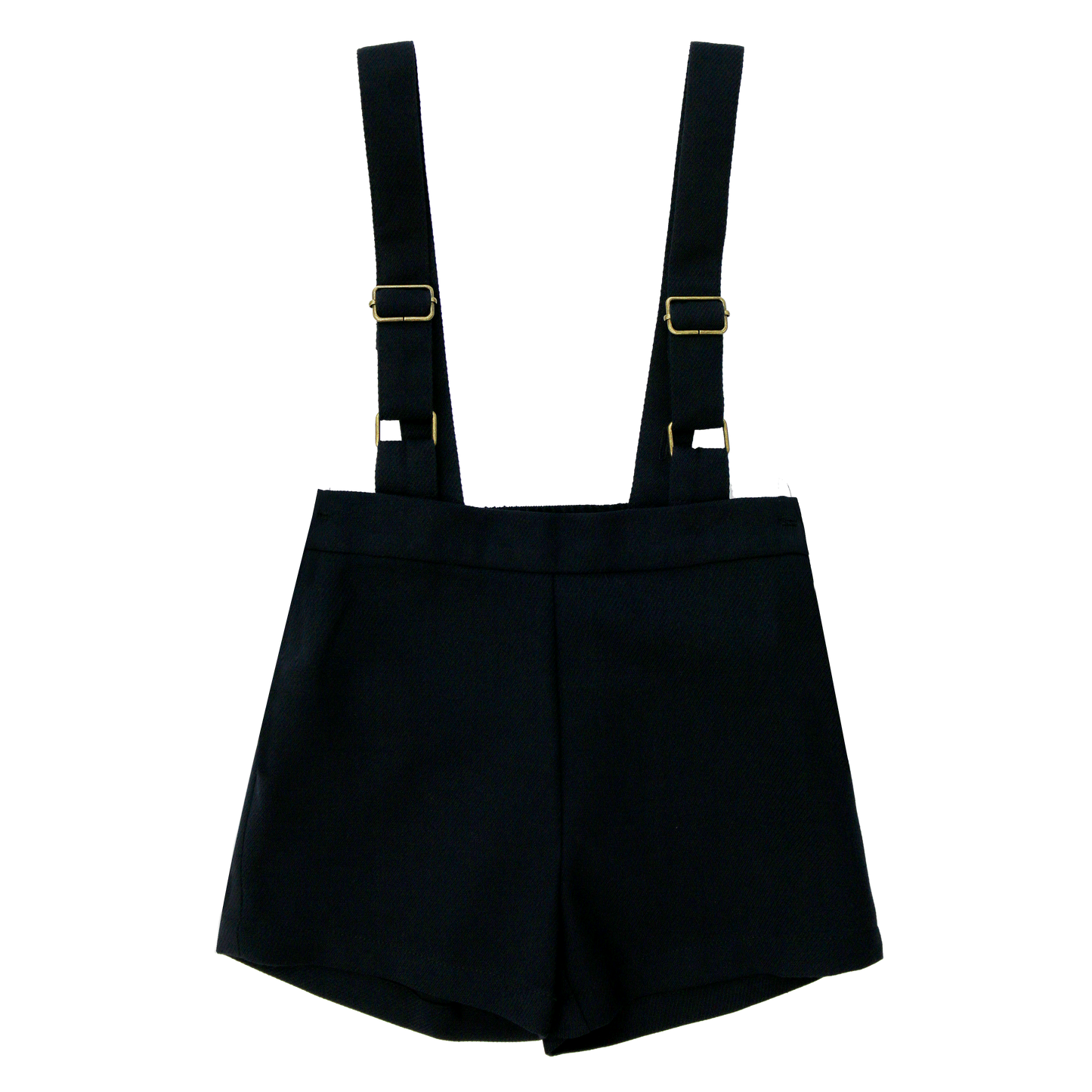 COCO BLANC NAVY SUSUPENDER SHORTS
