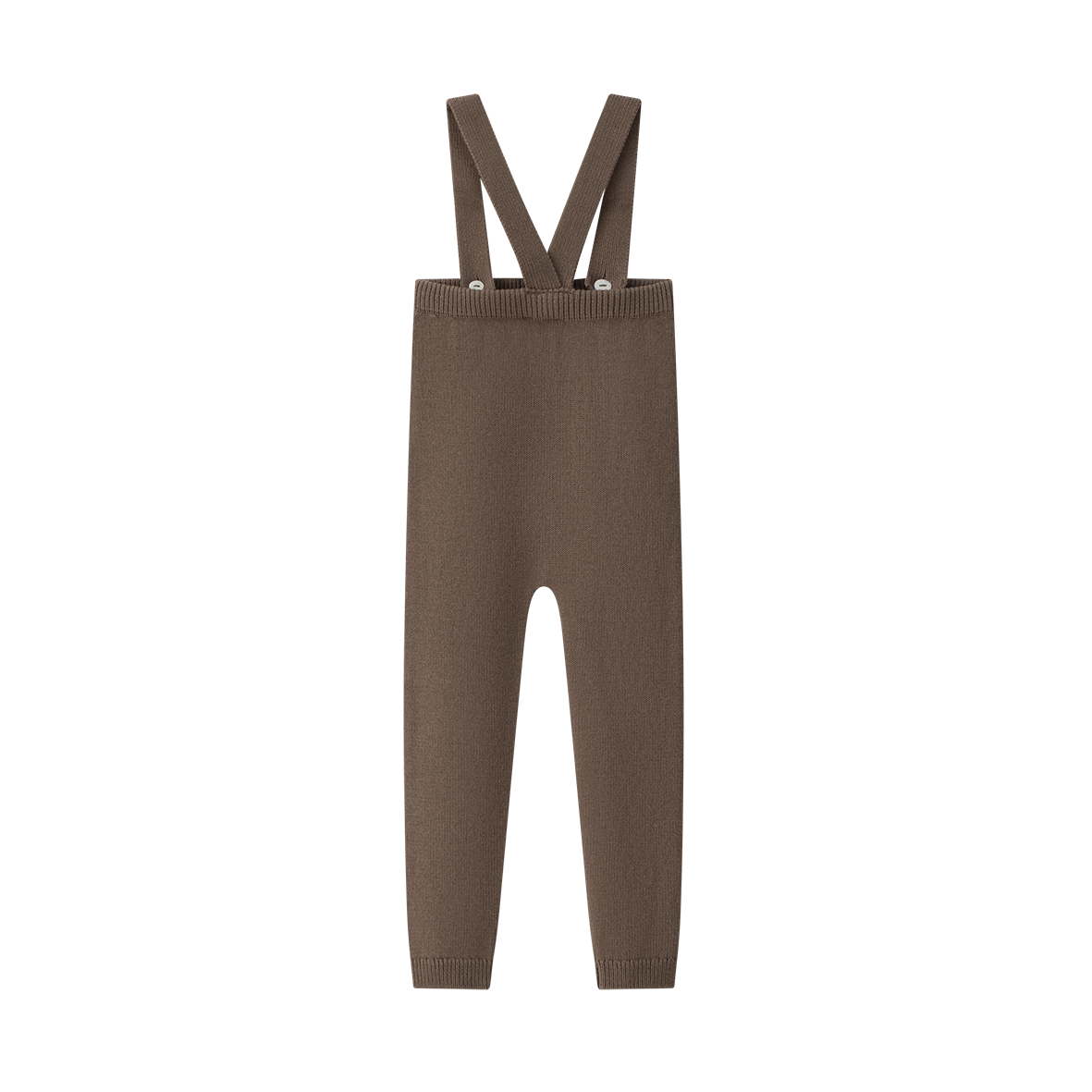 COCO BLANC CAMEL KNIT SUSPENDER LEGGINGS