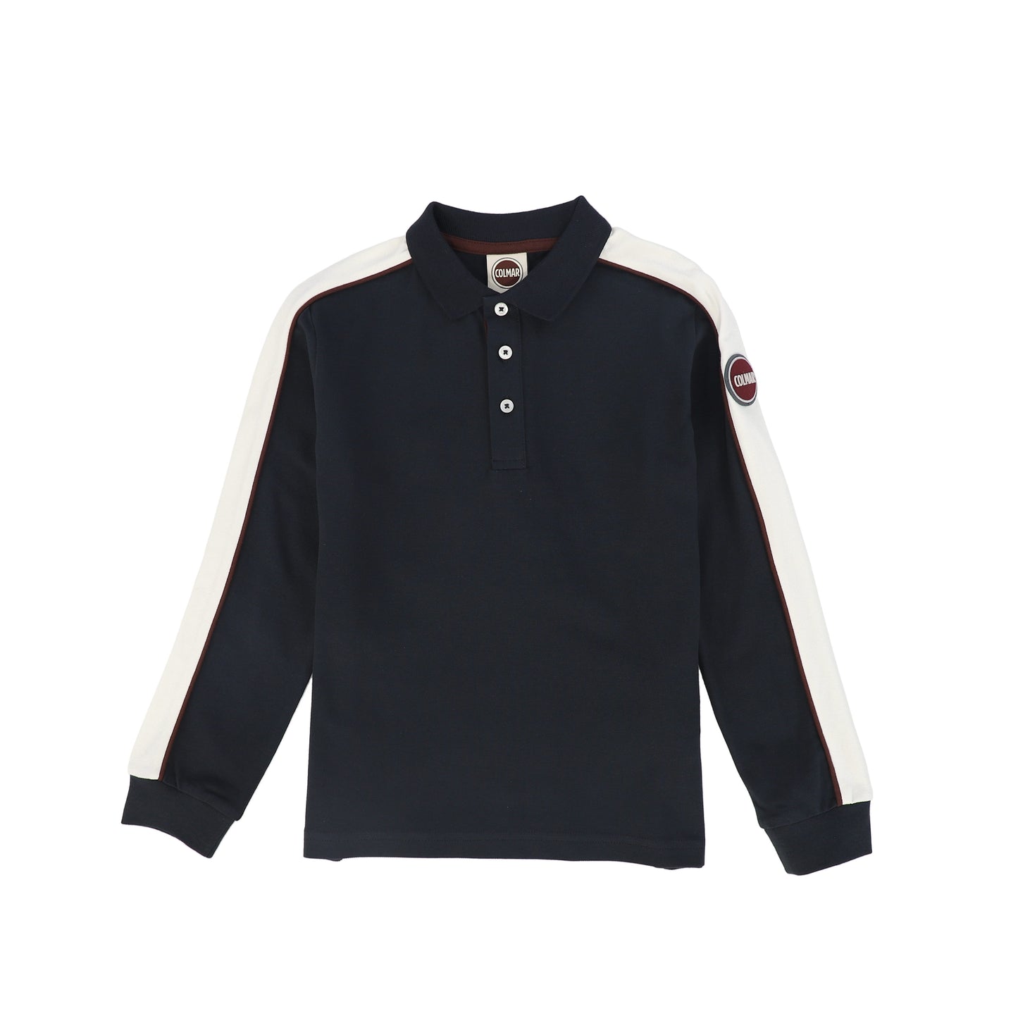 COLMAR NAVY BLUE CONTRAST STRIPED POLO SHIRT