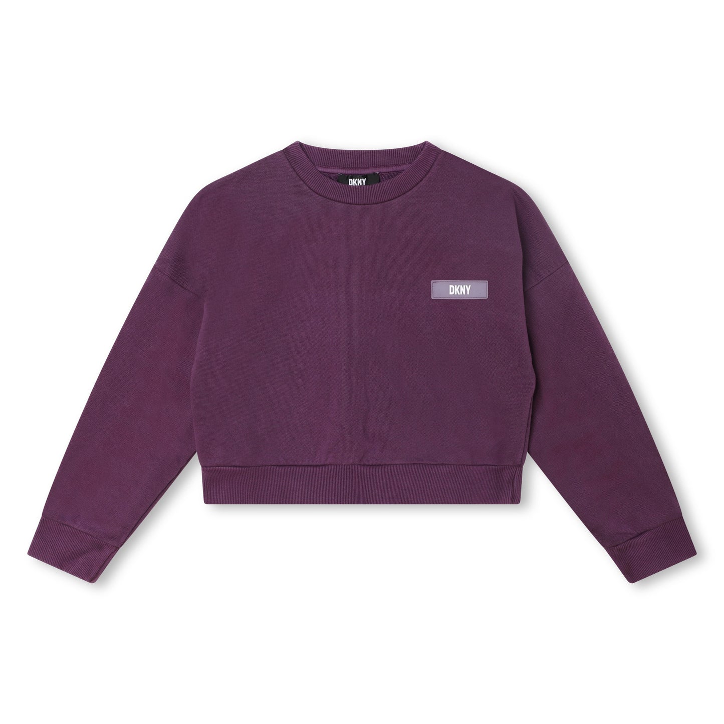 DKNY PUPLE LOGO SWEATSHIRT
