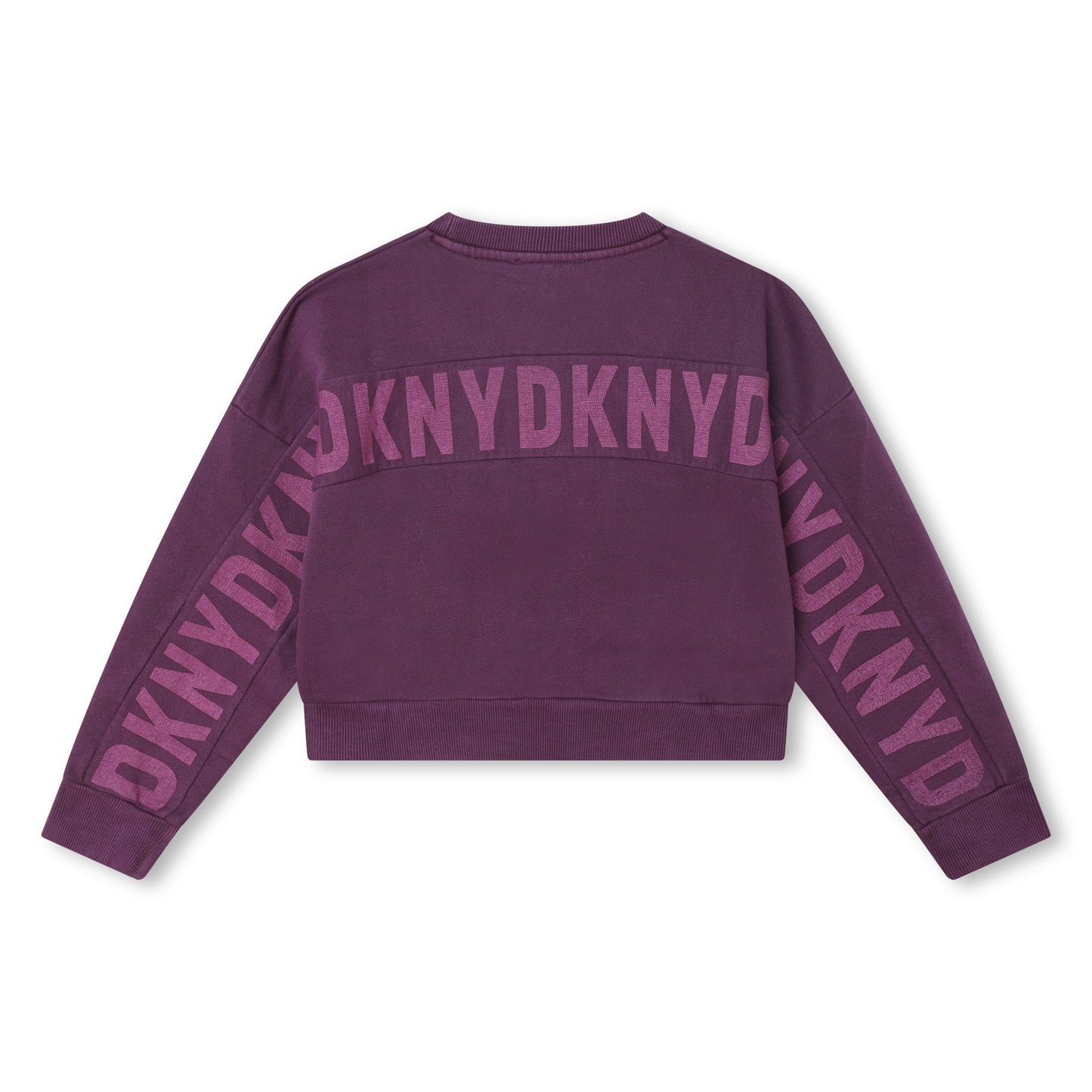 DKNY PUPLE LOGO SWEATSHIRT