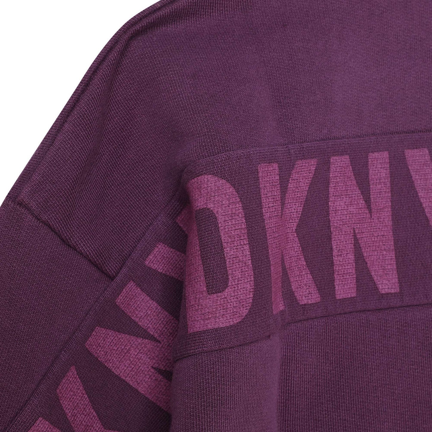 DKNY PUPLE LOGO SWEATSHIRT