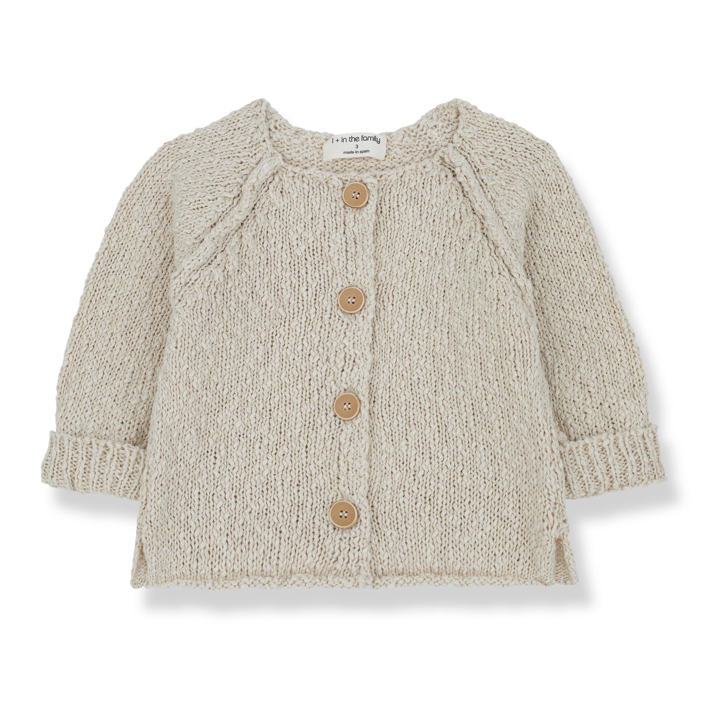1 + IN THE FAMILY NATURAL KNIT CARDIGAN [FINAL SALE]