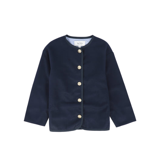 MINI NOD NAVY WOOL BLAZER