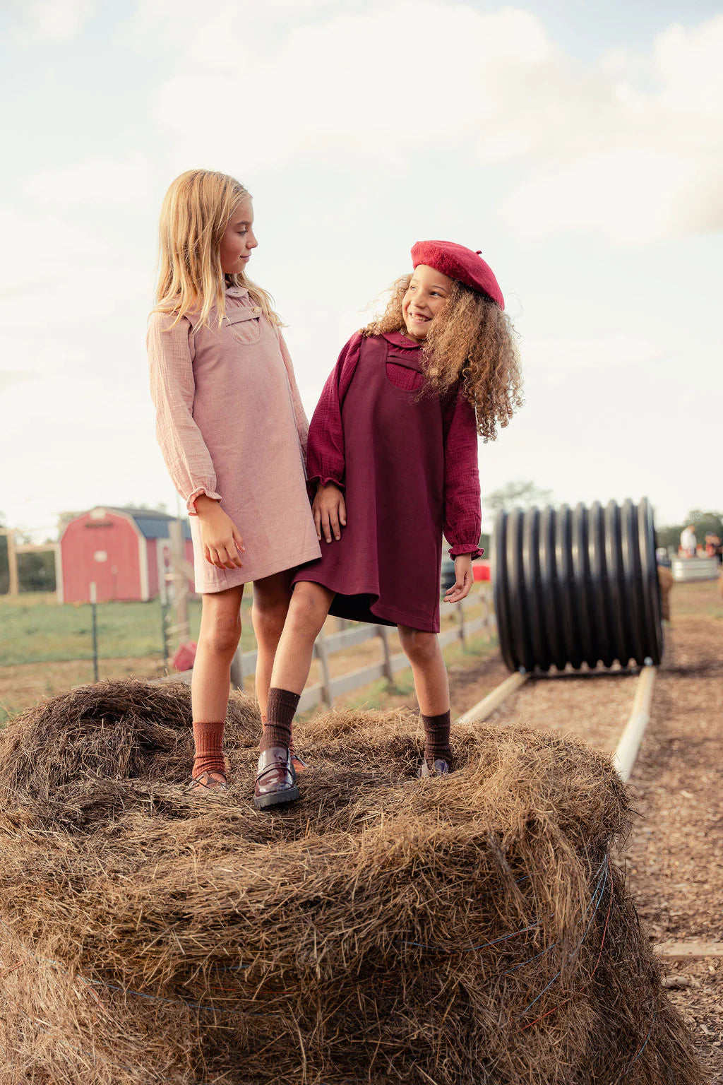 MINI NOD LIGHT PINK WOOL JUMPER SET