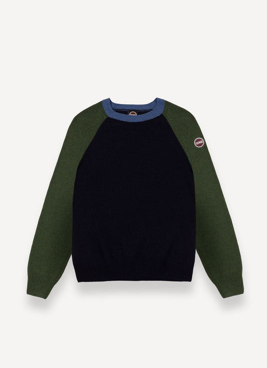 COLMAR NAVY COLORBLOCK KNIT SWEATER