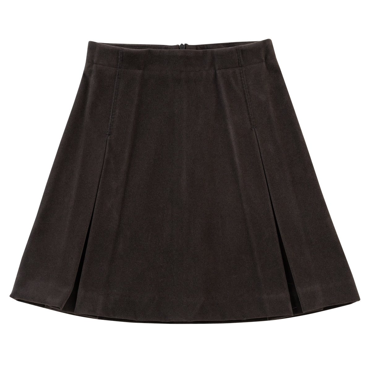 COTTIER BROWN DOUBLE PLEAT SKIRT